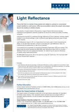 Light Reflectance