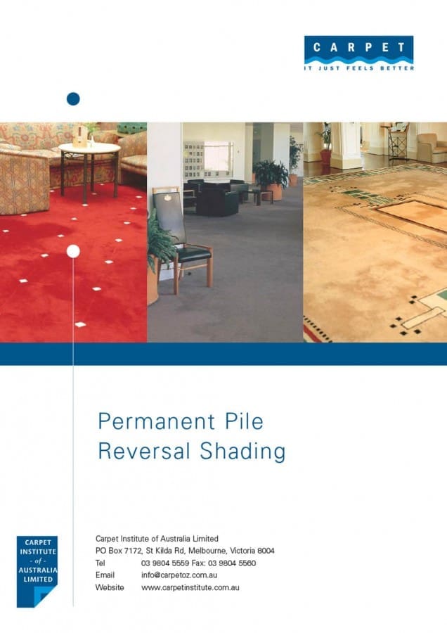 Carpets027(2) 6pp Brochure Carpet Institute