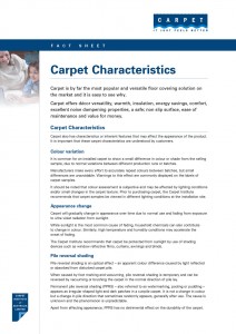 Carpet Characteristics