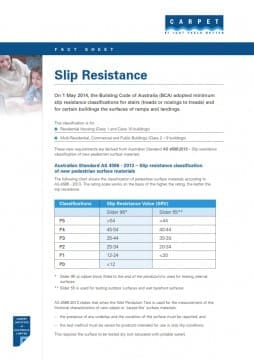 Slip Resistance