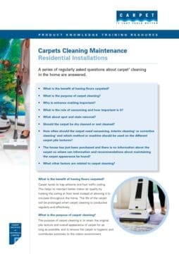 Residential Carpet Cleaning